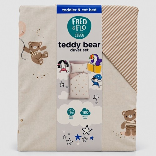 Teddy bear toddler cot - teddy, bed