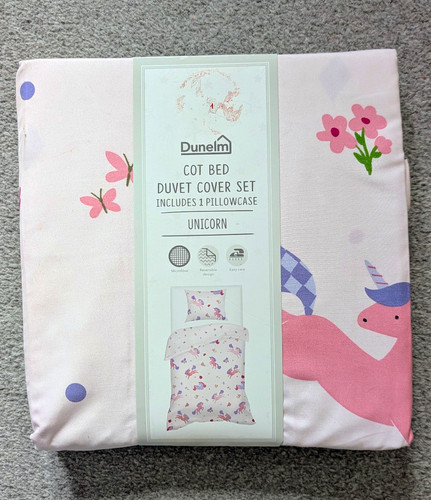 Dunelm unicorn cot - unicorn,