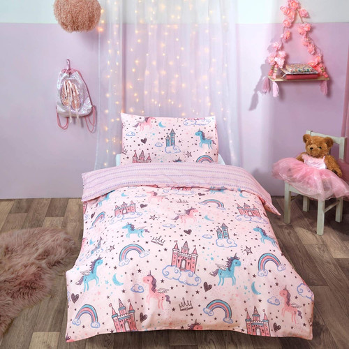 Dreamscene unicorn kingdom cot - dreamscene,