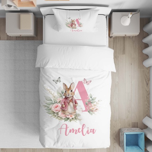 Personalised pink rabbit cute - pink,